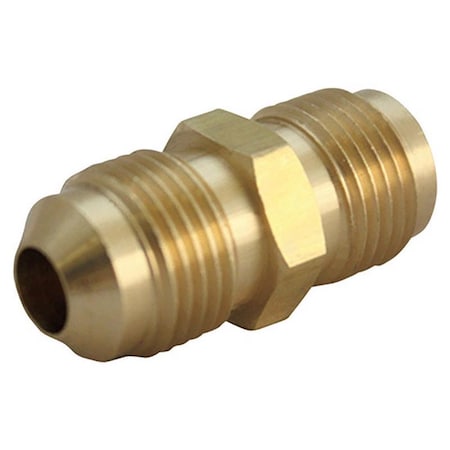 Homeplus+ ATC 5/8 in. Flare X 1/2 in. D Flare Yellow Brass Union 6JC120110701094